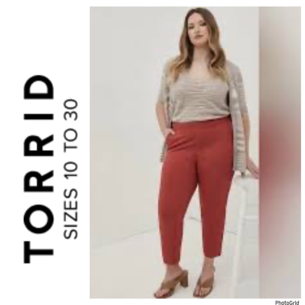 Torrid 3 plus size spice tapper ponte pants NWT